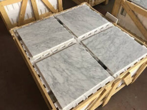 Bianco Carrara Marmor Fliesen 30,5x30,5x1 cm