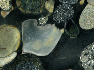 Marinace Black Nero Granit Materialfoto.
