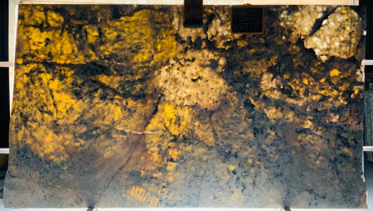 Havana Blue light Granit Rohtafeln
