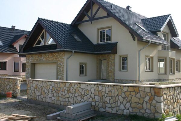 Sandstein beige gelb Mauerveblender