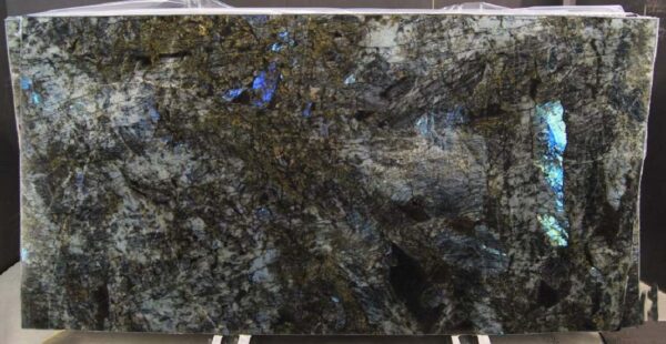 Labradorite Lemourian Blue Granit Rohtafeln.