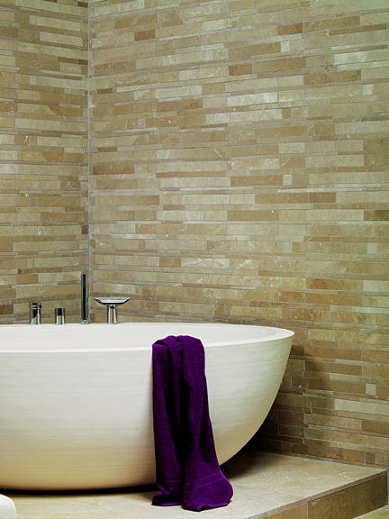Limenstone Badewanne massiv