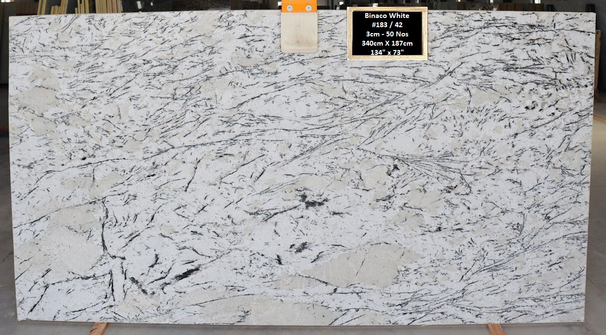 Binaco White Granit Rohtafeln3