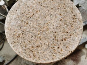 Urnen Rasenplatte Padang Gelb 30 cm rund 5 cm