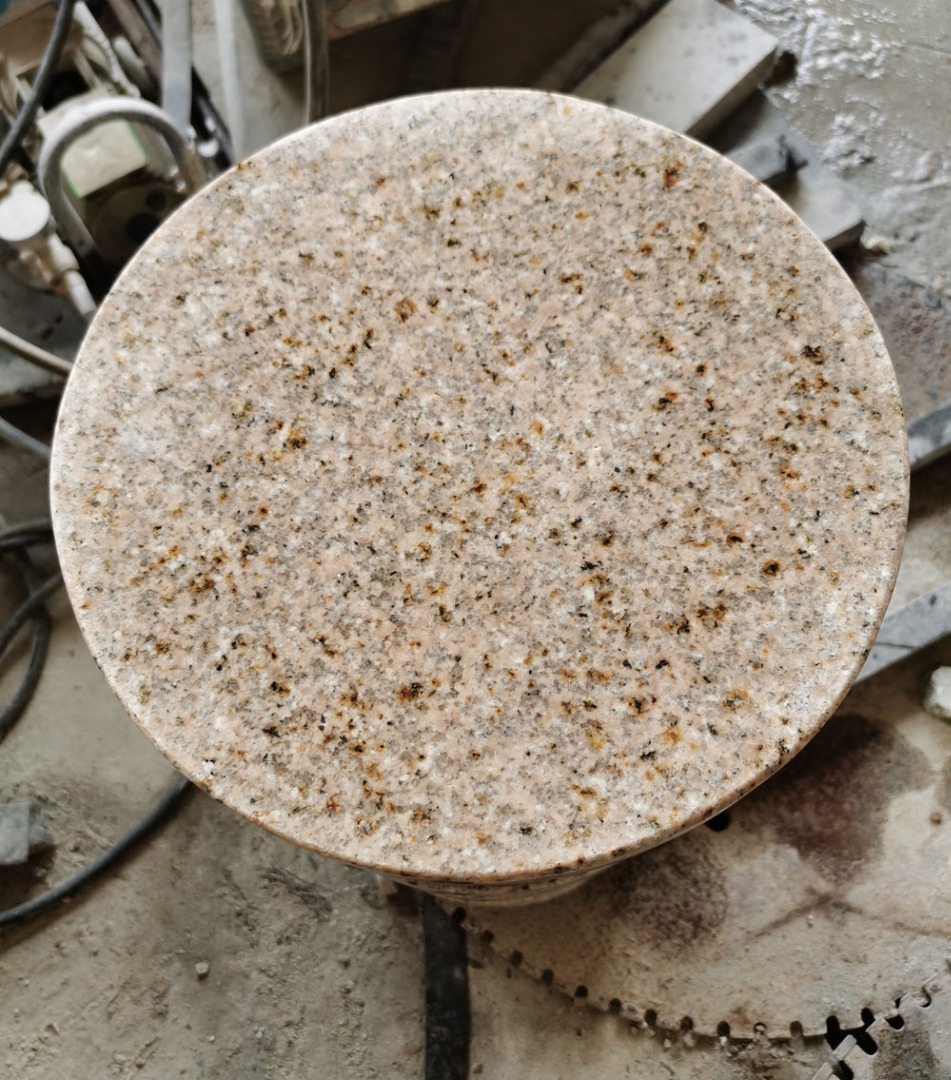 Urnen Rasenplatte Padang Gelb 30 cm rund 5 cm