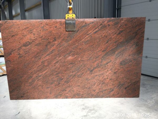 Multicolor Red Granit Rohtafeln