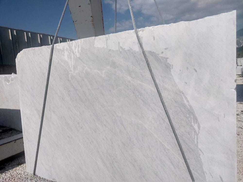 Bianco Gioia Marmor Rohtafeln