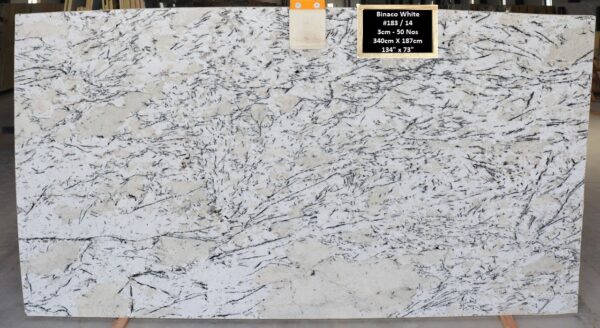 Exotic White Granit Rohtafeln