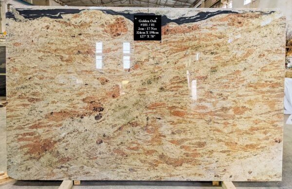 Golden Oak Granit Rohtafeln