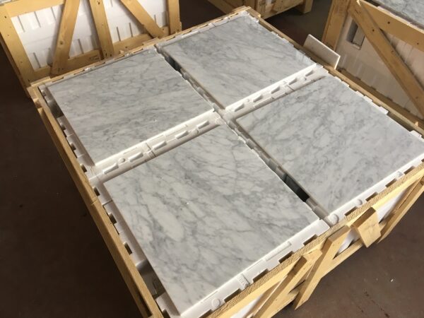 Bianco Carrara Marmor Fliesen 45,7x45,7 cm