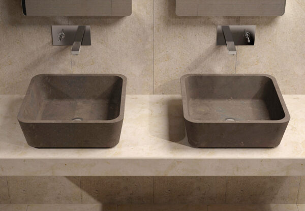 Waschbecken Venedig Verde Sottobosco 45x45x15
