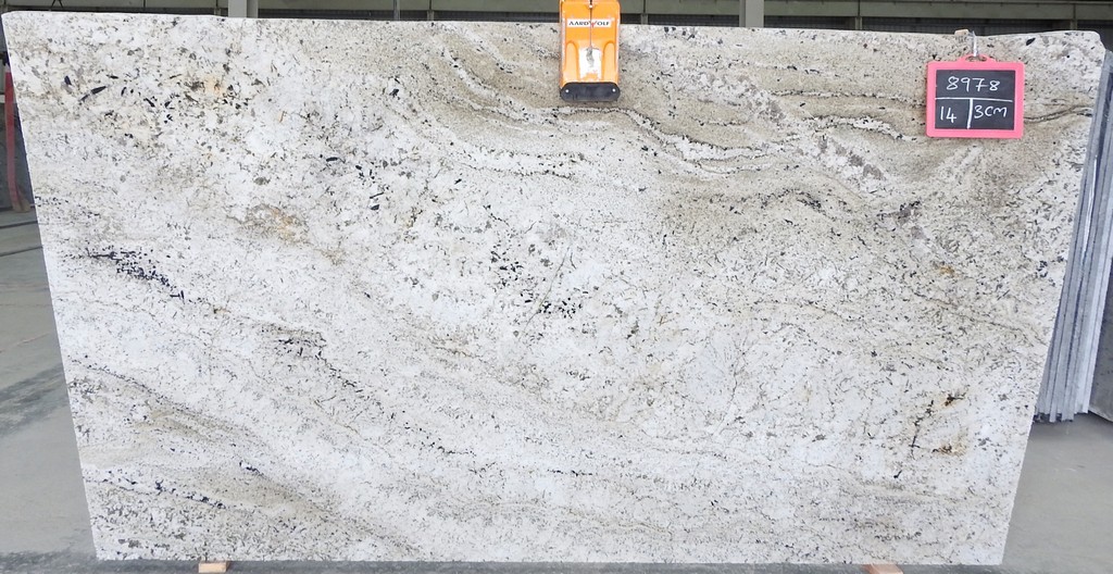 BISCOTTI WHITE Granit Rohtafeln