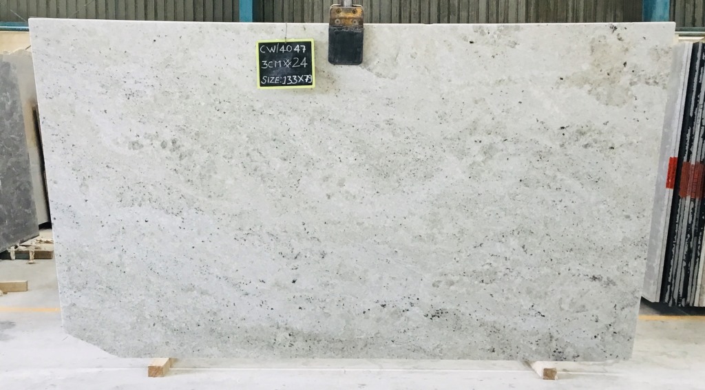 Colonial White Granit Rohtafeln
